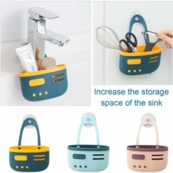 Set Di 3 Porta Lavello Per Sapone E Spugna Con Ventosa -Wenko Negozio 35805465 3