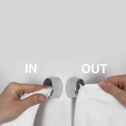 SOEKAVIA Portasciugamani Da 6 Pezzi, Portasciugamani Autoadesivo, Portasciugamani Da Cucina, Portasciugamani Aspirante Per Bagno, Armadio E Credenza (ABS Rotondo) -Wenko Negozio 35820942 4