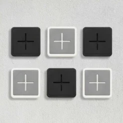 SOEKAVIA Porta Strofinacci In Silicone Da 6 Pezzi, Porta Strofinacci Autoadesivo, Canovaccio Da Cucina, Porta Salviette Aspirante, Porta Strofinacci Aspirante Per Bagno, Armadio E Armadio