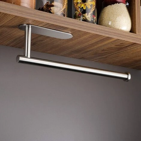 Portarrollos De Cocina, No Requiere Taladrar, Portarrollos De Cocina, Práctico Portarrollos Autoadhesivo De La Unidad Base, Acero Inoxidable 3 Portarrollos De Cocina, No Requiere Taladrar, Portarrollos De Cocina, Práctico Portarrollos Autoadhesivo De La Unidad Base, Acero Inoxidable - immagine 3