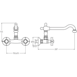 Rubinetto Per Cucina Canna Alta Colore Bronzo Gattoni London 1706117V0 Bronzo -Wenko Negozio 36570968 3