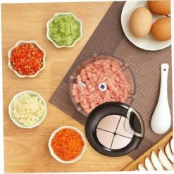 Manuale Estraibile, Tritaverdure, Insalata/aglio Per Salsa/pesto/cipolle (390 Ml) -Wenko Negozio 37021949 5