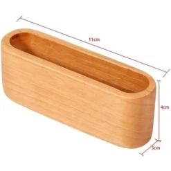 Porta Biglietti Da Visita In Legno Con Scomparto Per Biglietti Da Visita E Supporto Per Scrivania E Piano Di Lavoro