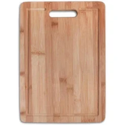 Tagliere In Legno Di Bamboo Con Maniglia Taglieri Bambù Da Cucina Per Salumi Carne 32x22 Cm