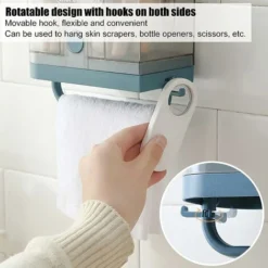 Portaposate Nordic Portautensili Da Parete Con 3 Scomparti Per Posate In Plastica Organizzatore Bacchette Cucchiai Forchette (Verde) -Wenko Negozio 38272781 4