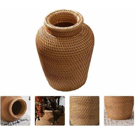 Vaso Di Fiori Di Vimini Rustico Vaso Di Fiori Intrecciato Vaso Decorativo Vaso Di Fiori Essiccato Di Fattoria Seagrass Organizzatore Di Cestini Di Immagazzinaggio Per La Decorazione Della Cucina Di No 2 Vaso Di Fiori Di Vimini Rustico Vaso Di Fiori Intrecciato Vaso Decorativo Vaso Di Fiori Essiccato Di Fattoria Seagrass Organizzatore Di Cestini Di Immagazzinaggio Per La Decorazione Della Cucina Di No - immagine 2