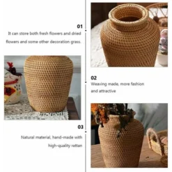 Vaso Di Fiori Di Vimini Rustico Vaso Di Fiori Intrecciato Vaso Decorativo Vaso Di Fiori Essiccato Di Fattoria Seagrass Organizzatore Di Cestini Di Immagazzinaggio Per La Decorazione Della Cucina Di No 9 Vaso Di Fiori Di Vimini Rustico Vaso Di Fiori Intrecciato Vaso Decorativo Vaso Di Fiori Essiccato Di Fattoria Seagrass Organizzatore Di Cestini Di Immagazzinaggio Per La Decorazione Della Cucina Di No -Wenko Negozio 38274914 5