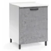 Mobile Per Cucina Componibile Con Anta 60 Cm Cemento.