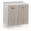 Mobile Per Cucina Componibile 80 Cm Con Due Ante Olmo.