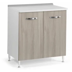 Mobile Per Cucina Componibile 80 Cm Con Due Ante Olmo.