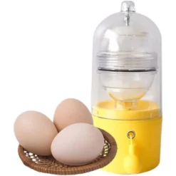 Miscelatore Uova Manuale Frullino Agitatore Giallo Mini Miscelatore Corda E-T155