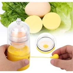 Miscelatore Uova Manuale Frullino Agitatore Giallo Mini Miscelatore Corda E-T155 -Wenko Negozio 38716046 5