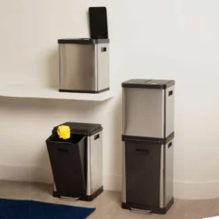 Pattumiera Differenziata Impilabile Salvaspazio -Wenko Negozio 40441494 3