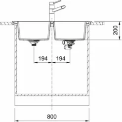 Franke Sirius 2.0 - Lavello In Tectonite S2D 620-86, 860x500 Mm, Nero 143.0637.161 -Wenko Negozio 40510275 3