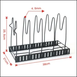 5 Ripiani Cucina Portaoggetti Portagocce Coprivaso Coprifornello Tagliere -Wenko Negozio 40917160 3