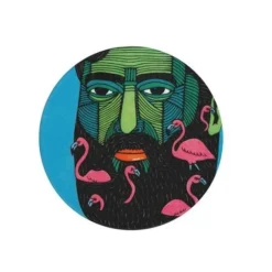 SOTTOBICCHIERE UOMO CON FENICOTTERI 10.5CM MAXWELL & WILLIAMS