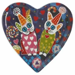 PIATTO A CUORE 15.5CM LOVE HEARTS CUP CAKES MAXWELL & WILLIAMS