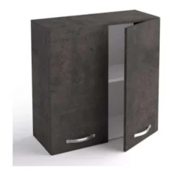 Pensile Cucina 80x33xH72 Cm In Legno Colore Lava Con Due Ante Lava