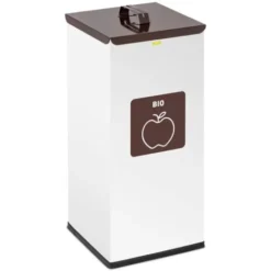 Pattumiera Raccolta Differenziata 60 L Bianca Cestino Bio