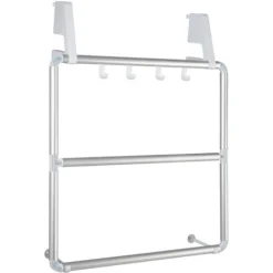 Wenko Porta Asciugamani Per Doccia In Alluminio