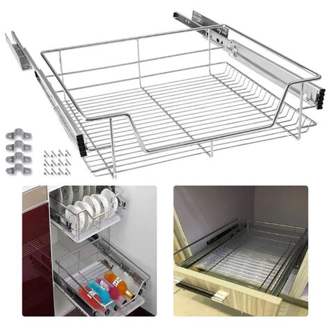 2 Cassetti Telescopici Per Gli Armadi Di Cucina E Camera Da Letto,Guide Cassetti, Guide Scorrevoli Per Cassetti -56 Cm 56 14 44 Cm 3 2 Cassetti Telescopici Per Gli Armadi Di Cucina E Camera Da Letto,Guide Cassetti, Guide Scorrevoli Per Cassetti -56 Cm 56 14 44 Cm - immagine 3