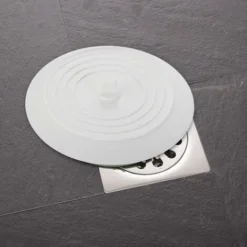 Kueatily Tappi Da Bagno Tappo Per Lavello In Silicone Tappo Per Lavello Da Cucina 15.3 Cm Di Diametro Per Cucine, Bagni E Lavanda Tappo Di Scarico Universale (1 Pezzo, Bianco) -Wenko Negozio 47438118 4