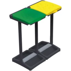 PATTUMIERA PORTASACCHI A DUE COPERCHI