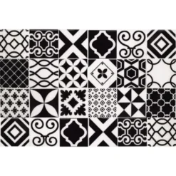 Paraschizzi In Alluminio Azulejos B&w, 48x72 Cm