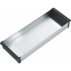 Franke Accessori - Vassoio Da Lavello, Acciaio Inox/plastica Nera 112.0659.398