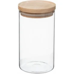 CONTENITORE VETRO TAPPO SUGHER1000ML Misure 1 Lt