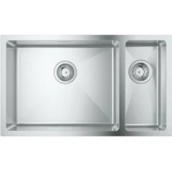 Grohe Lavelli - Lavello K700 Con Sistema Di Scarico, 760x450 Mm, Acciaio Inox Spazzolato 31575SD1