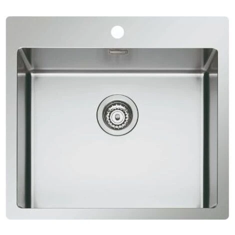 Yeppon Lavello 1 Vasca Rettangolare 51 Cm Acciaio Inox 2 Yeppon Lavello 1 Vasca Rettangolare 51 Cm Acciaio Inox - immagine 2