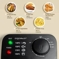 FRIGGITRICE DOPPIA VASCA CAPACITÀ TOTALE 6L 2 CESTELLI DA 3L CONTROLLO TERMOSTATICO COPERCHI CON FINESTRE -Wenko Negozio 50666754 5