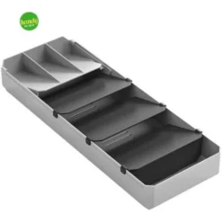 PORTA POSATE METALTEX GRIGIO