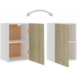 Armadio Sospeso Rovere Sonoma 39,5x31x60 Cm In Truciolato -Wenko Negozio 51100850 5