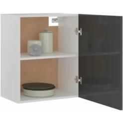 Armadio Sospeso Grigio Lucido 50x31x60 Cm In Truciolato -Wenko Negozio 51100856 4