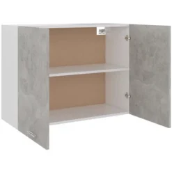 Armadio Sospeso Grigio Cemento 80x31x60 Cm In Truciolato -Wenko Negozio 51100929 5