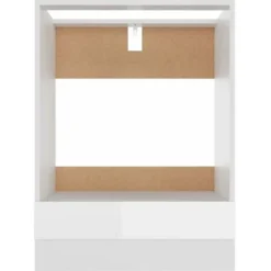 Armadio Per Forno Bianco Lucido 60x46x81,5 Cm In Truciolato 9 Armadio Per Forno Bianco Lucido 60x46x81,5 Cm In Truciolato -Wenko Negozio 51101247 5