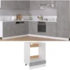 Armadio Per Forno Grigio Cemento 60x46x81,5 Cm In Truciolato