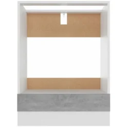 Armadio Per Forno Grigio Cemento 60x46x81,5 Cm In Truciolato -Wenko Negozio 51101439 5