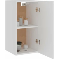 Armadio Sospeso Bianco 29,5x31x60 Cm In Truciolato -Wenko Negozio 51118442 4