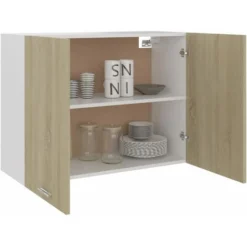 Armadio Sospeso Rovere Sonoma 80x31x60 Cm In Truciolato -Wenko Negozio 51119089 4