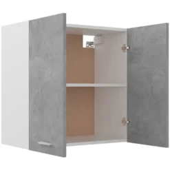Armadio Sospeso Grigio Cemento 60x31x60 Cm In Truciolato -Wenko Negozio 51119090 5