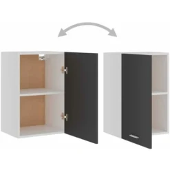 Armadio Sospeso Grigio 39,5x31x60 Cm In Truciolato -Wenko Negozio 51129294 5