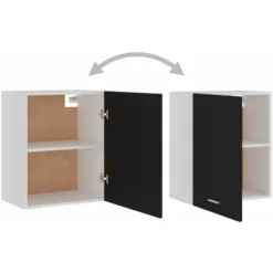 Armadio Sospeso Nero 50x31x60 Cm In Truciolato -Wenko Negozio 51129505 5