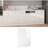 Pannello Lavastoviglie Bianco Lucido 59,5x3x67 Cm Truciolato
