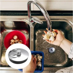 Tappo Di Scarico In Gomma Con Catena A Sfera 4.5X1.5cm Per Lavello Vasca Bagno -Wenko Negozio 51216245 3