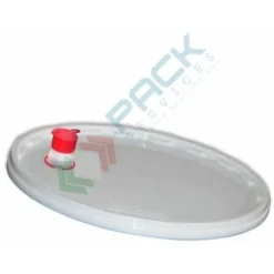 Coperchio In Plastica (PP), Sigillo Di Garanzia E Bocchello Per Secchio Conico 12 Lt (VDR12000)