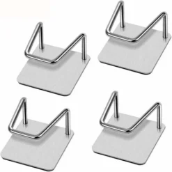 Supporto Per Lavello In Spugna Da 4 Pezzi, Supporto Per Spugna Da Cucina, Supporto Per Spugna Adesivo, Gancio Per Lavello In Spugna, Supporto Per Lavello In Spugna Impermeabile In Acciaio Inossidabile