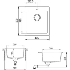 Lavello „Venedig“ Grigio Bergstroem -Wenko Negozio 52052595 3